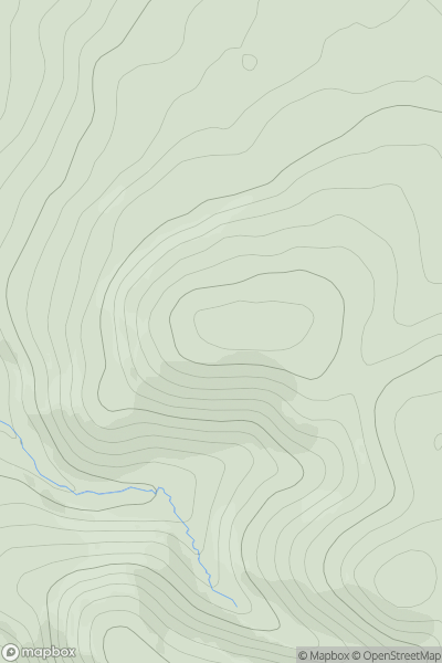 Thumbnail image for Dod Law [Firth of Forth to the River Tweed] [NT568646] showing contour plot for surrounding peak